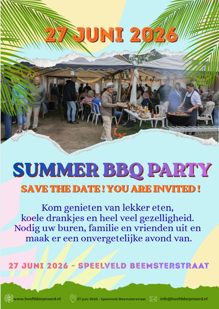 Summer BBQ Party 27 juni 2026